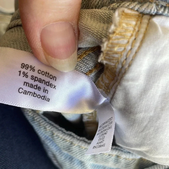 Lane Bryant Light Wash Distressed Straight Ankle Denim Jeans - Picture 13 of 13